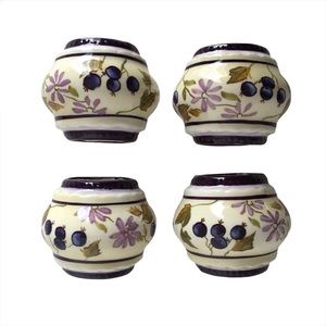 TRACY PORTER Hand Painted Sage Tea Napkin …